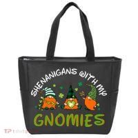 Shenanigans With My Gnomies St Patrick's Day Gnome Shamrock Tote Bag thumb 0