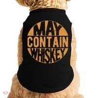 Sarcastic Whiskey May Contain Whiskey Lover Funny Whiskey Doggie Tank thumb 0