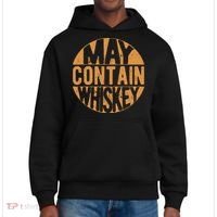 Sarcastic Whiskey May Contain Whiskey Lover Funny Whiskey District V.I.T. Heavyweight Hoodie thumb 0