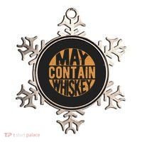 Sarcastic Whiskey May Contain Whiskey Lover Funny Whiskey Ornament thumb 0