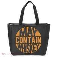 Sarcastic Whiskey May Contain Whiskey Lover Funny Whiskey Tote Bag thumb 0