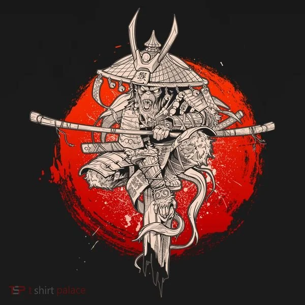 Samurai Warrior Monkey King Doggie Tank