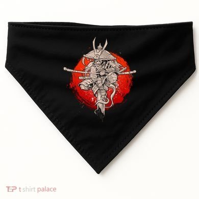 Samurai Warrior Monkey King USA-Made Doggie Bandana
