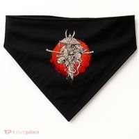 Samurai Warrior Monkey King USA-Made Doggie Bandana thumb 0