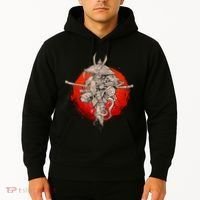Samurai Warrior Monkey King Hoodie thumb 2