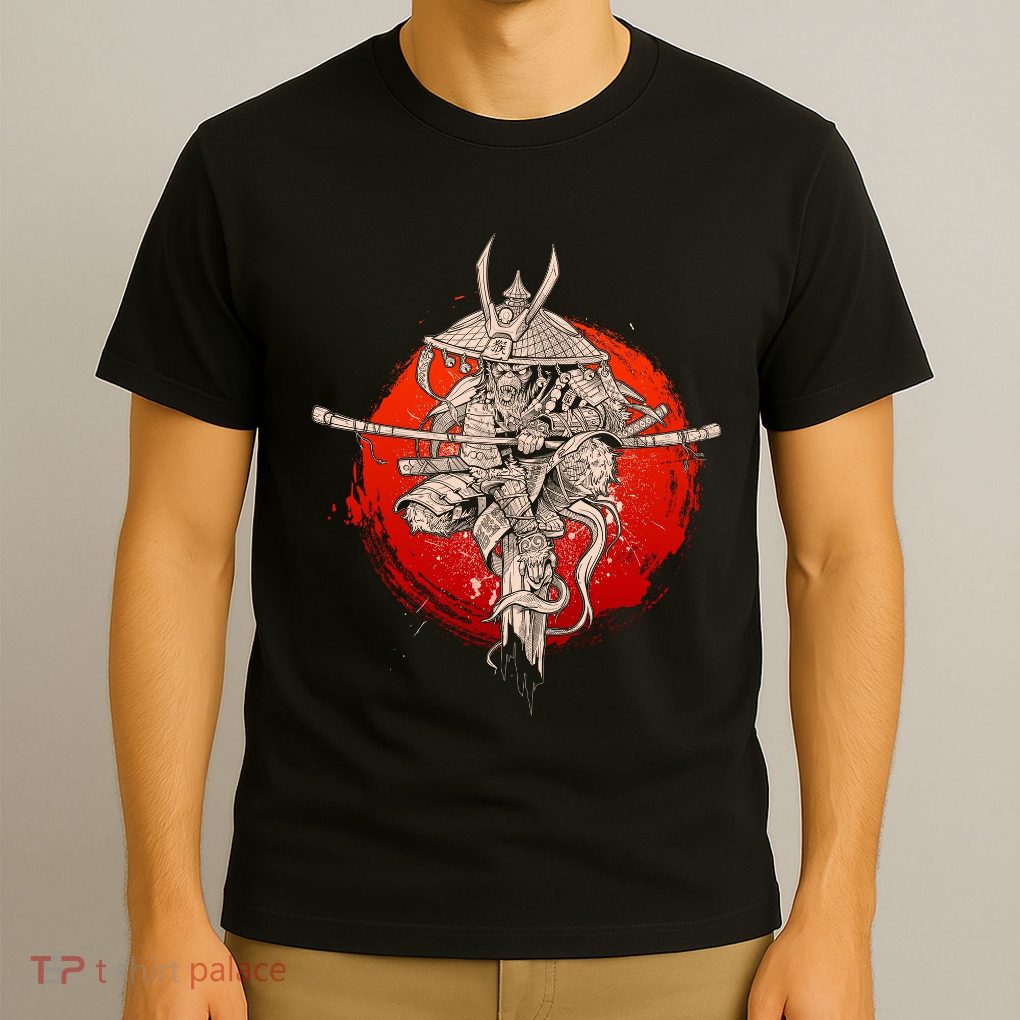 Samurai Warrior Monkey King T-Shirt