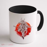 Samurai Warrior Monkey King Coffee Mug thumb 1