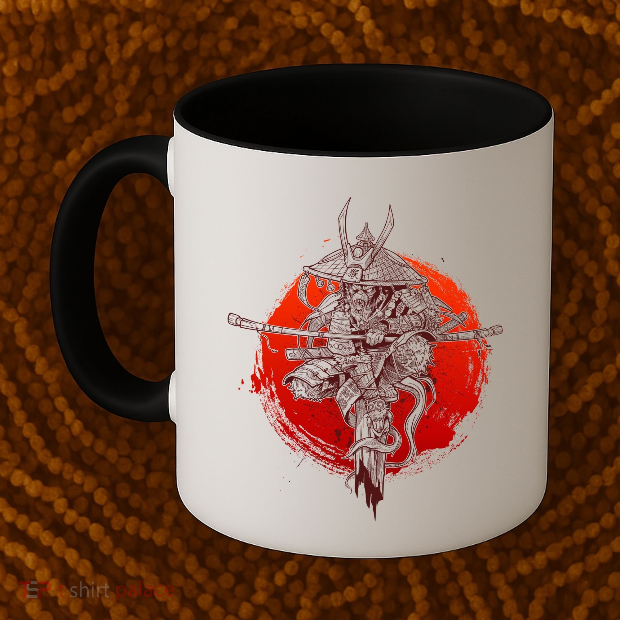 Samurai Warrior Monkey King Coffee Mug