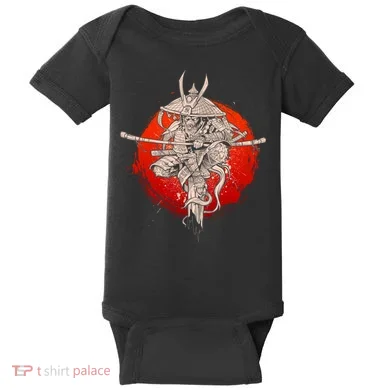 Samurai Warrior Monkey King Baby Bodysuit