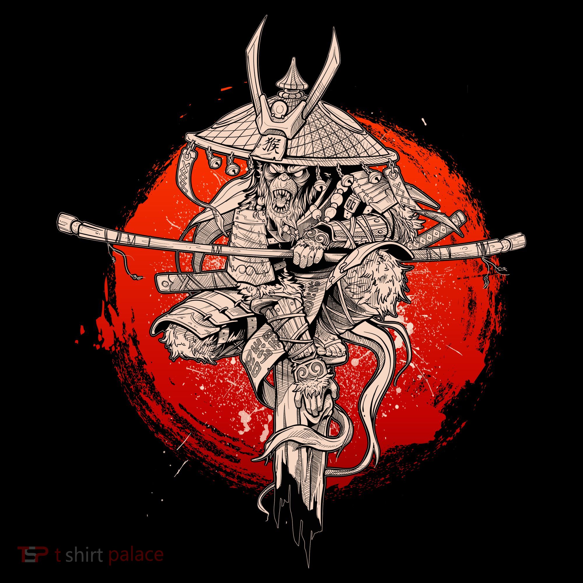 Samurai Warrior Monkey King Tank Top