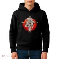 Samurai Warrior Monkey King Kids Hoodie thumb 4