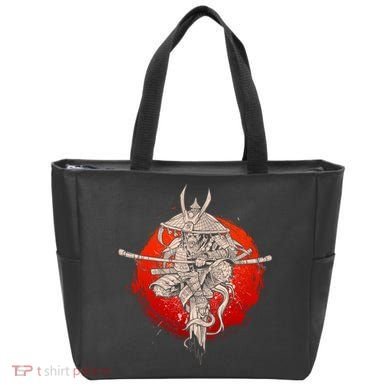 Samurai Warrior Monkey King Tote Bag