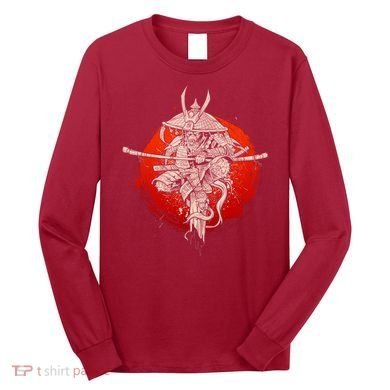 Samurai Warrior Monkey King Long Sleeve Shirt