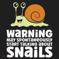 Snails Warning May Spontaneously Talk About Snails Women's Sweatshirt thumb 2