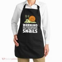 Snails Warning May Spontaneously Talk About Snails Apron thumb 2