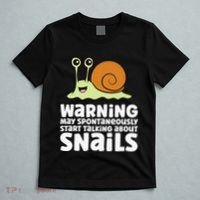 Snails Warning May Spontaneously Talk About Snails T-Shirt thumb 5