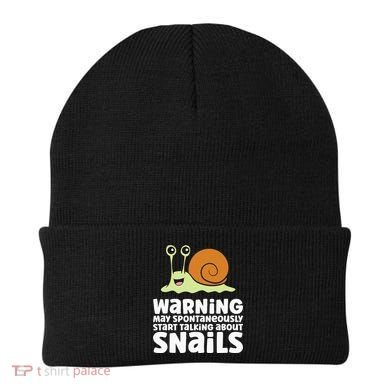 Snails Warning May Spontaneously Talk About Snails Beanie