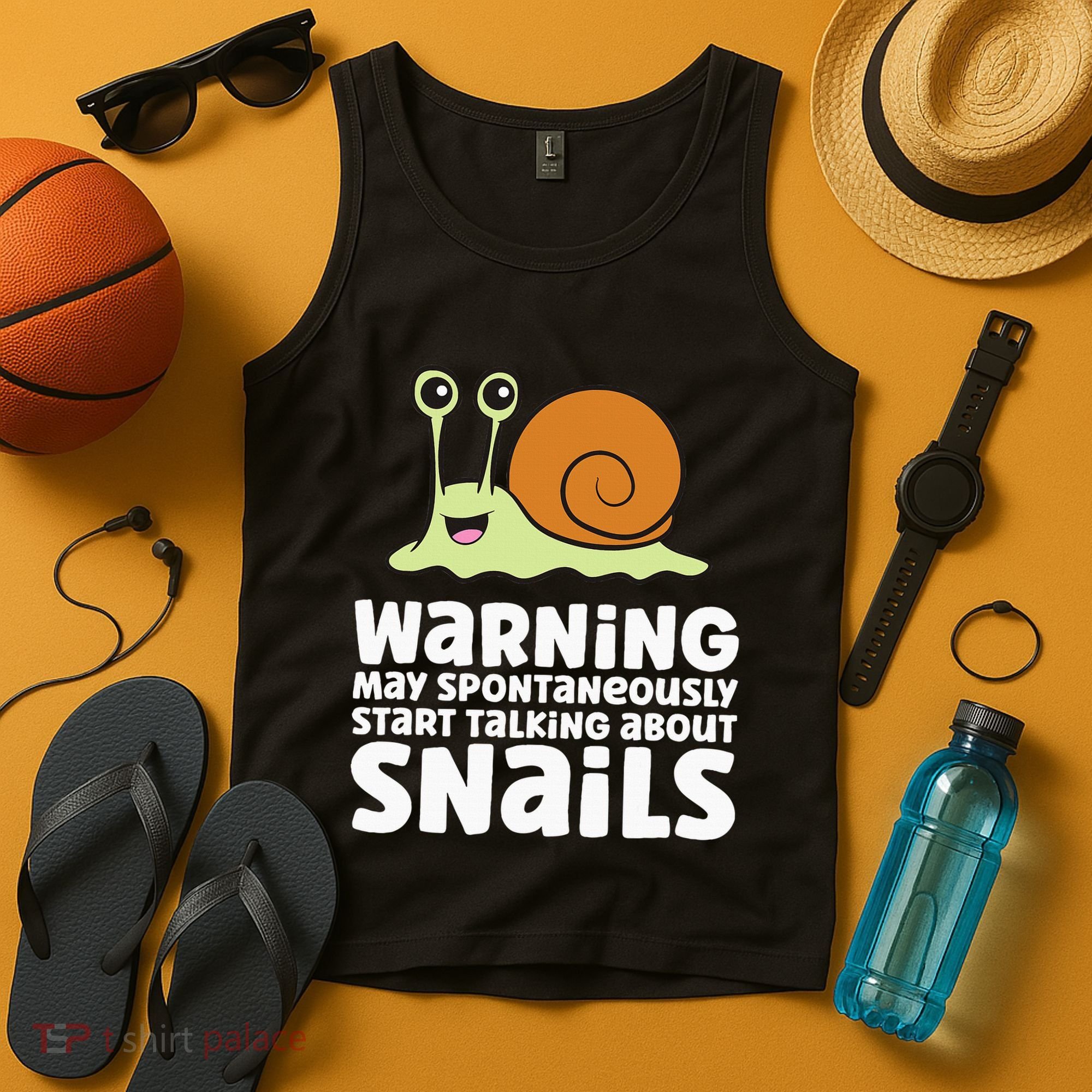 Snails Warning May Spontaneously Talk About Snails Tank Top