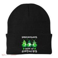 Shenanigans With My Gnomies Shamrock St Patricks Day Beanie thumb 0