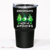 Shenanigans With My Gnomies Shamrock St Patricks Day Tumbler thumb 0