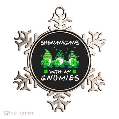 Shenanigans With My Gnomies Shamrock St Patricks Day Ornament