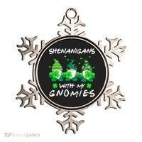 Shenanigans With My Gnomies Shamrock St Patricks Day Ornament thumb 0