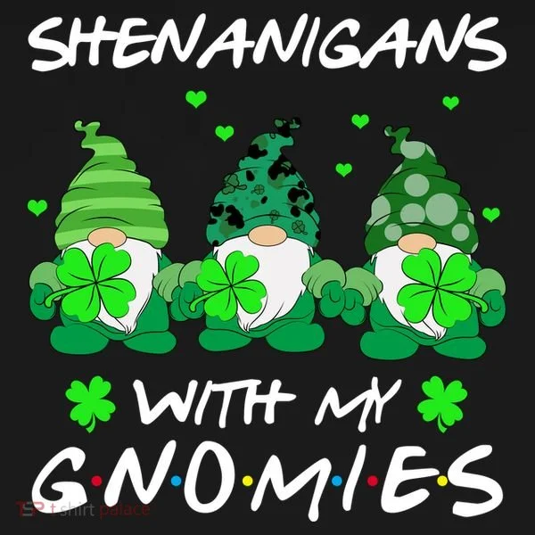 Shenanigans With My Gnomies Shamrock St Patricks Day Ornament