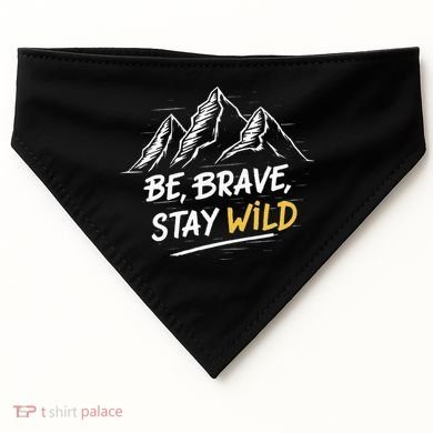 Stay Wild Merch Ben Azelart USA-Made Doggie Bandana