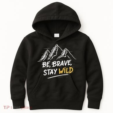 Stay Wild Merch Ben Azelart Kids Hoodie
