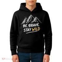 Stay Wild Merch Ben Azelart Kids Hoodie thumb 4
