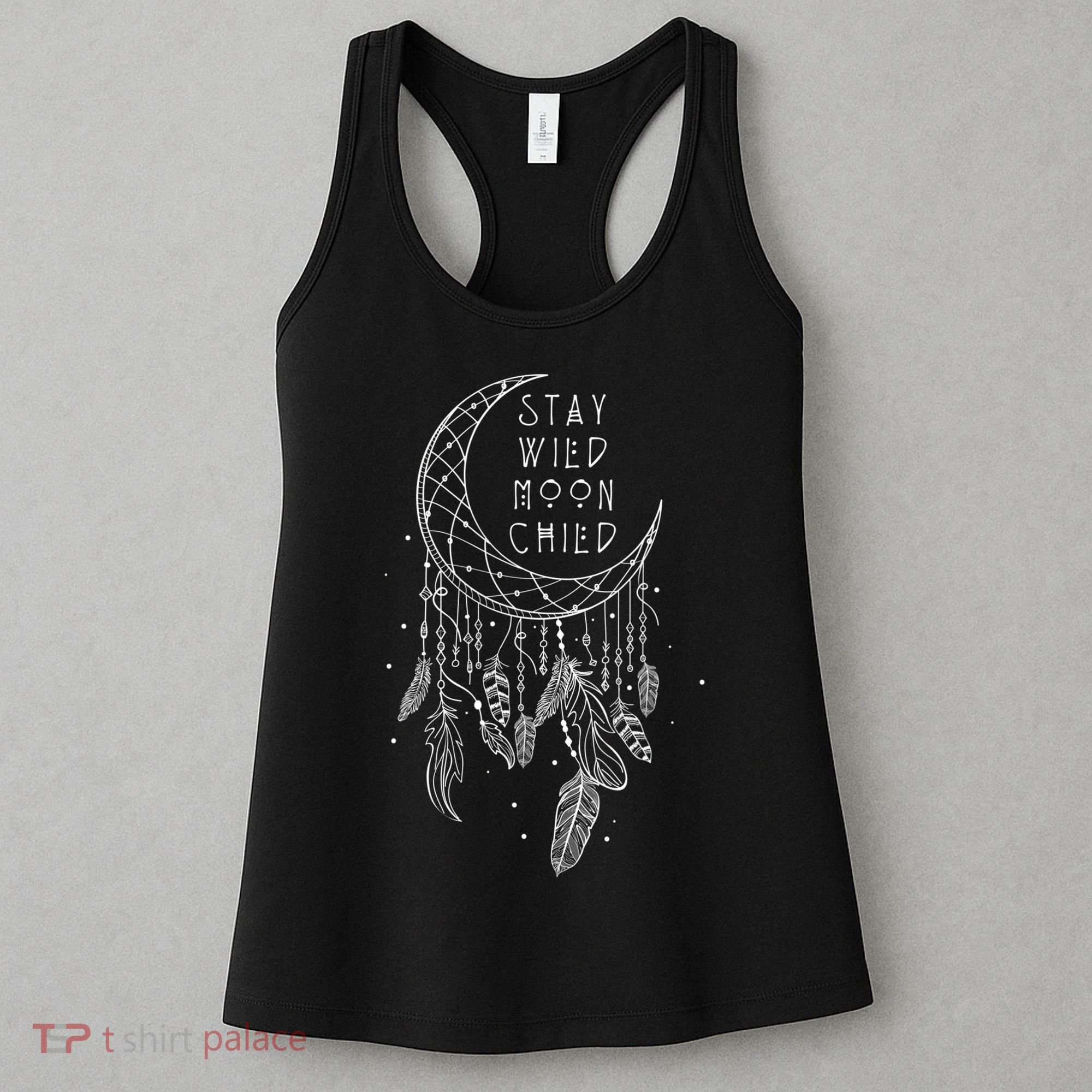 Stay Wild Moon Gift Child Dream Catcher Gift Women's Tank Top