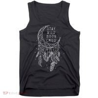 Stay Wild Moon Gift Child Dream Catcher Gift Tank Top thumb 0