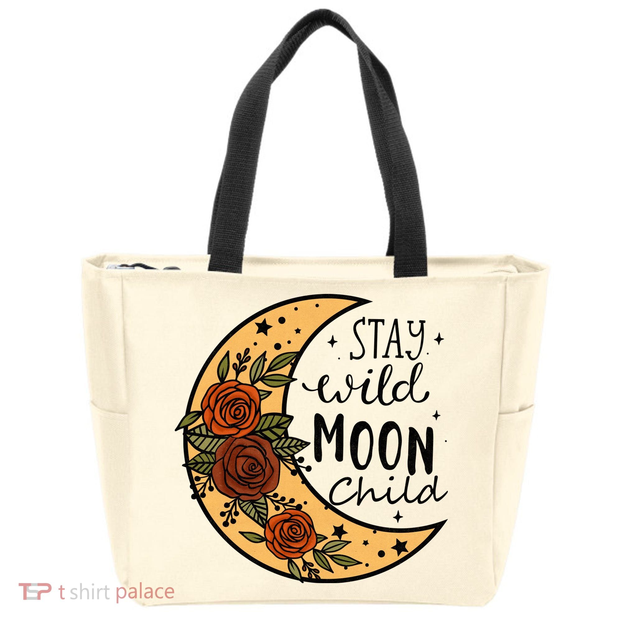 Stay Wild Moon Child Tote Bag