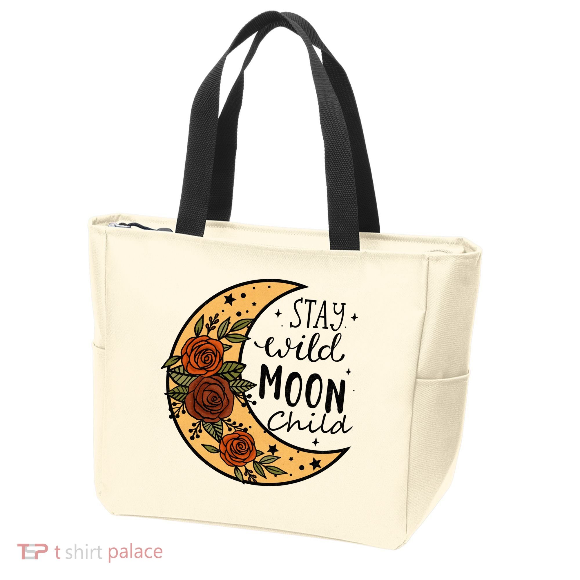 Stay Wild Moon Child Tote Bag