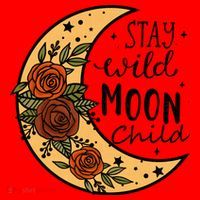 Stay Wild Moon Child Santa Hat thumb 1
