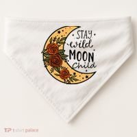 Stay Wild Moon Child USA-Made Doggie Bandana thumb 0