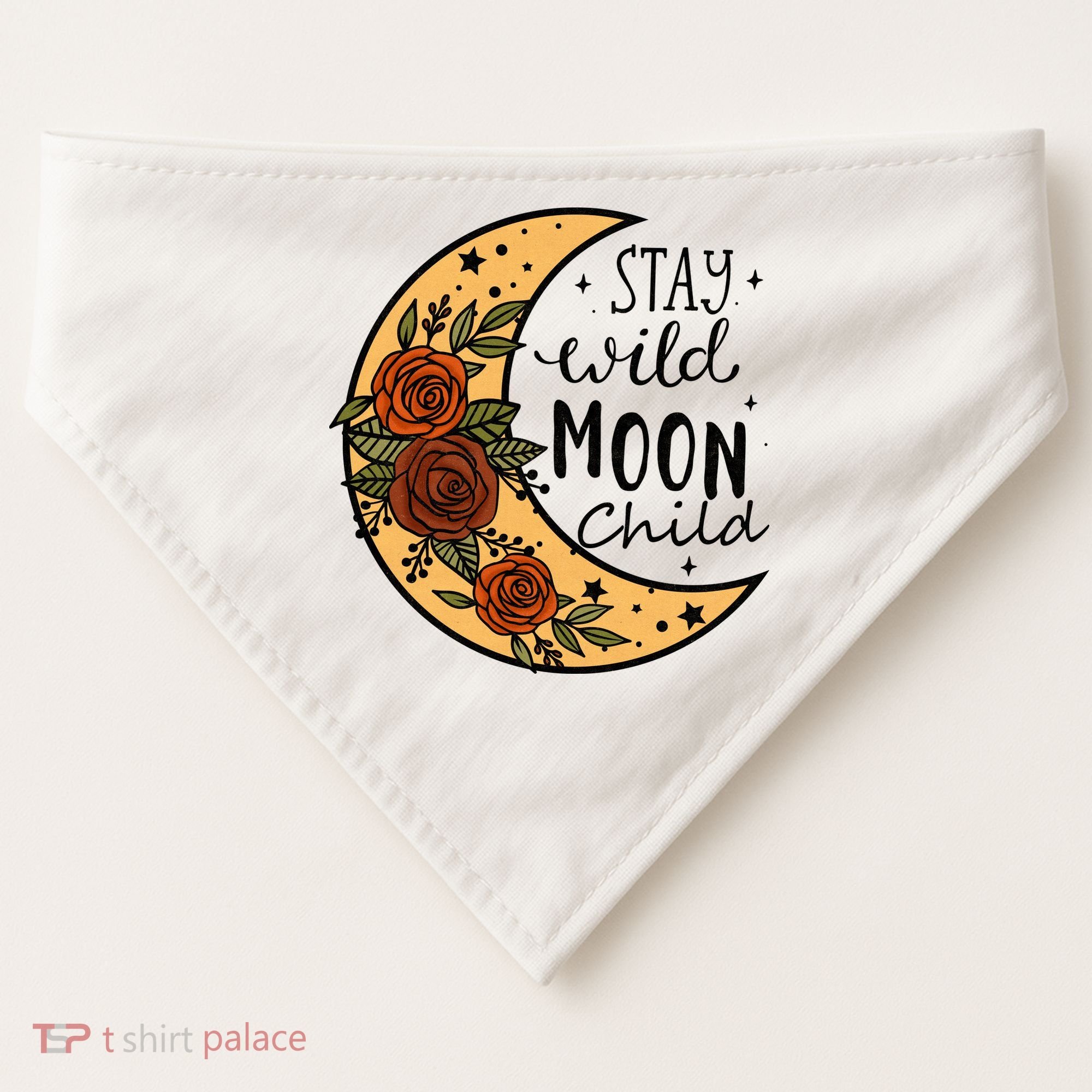 Stay Wild Moon Child USA-Made Doggie Bandana