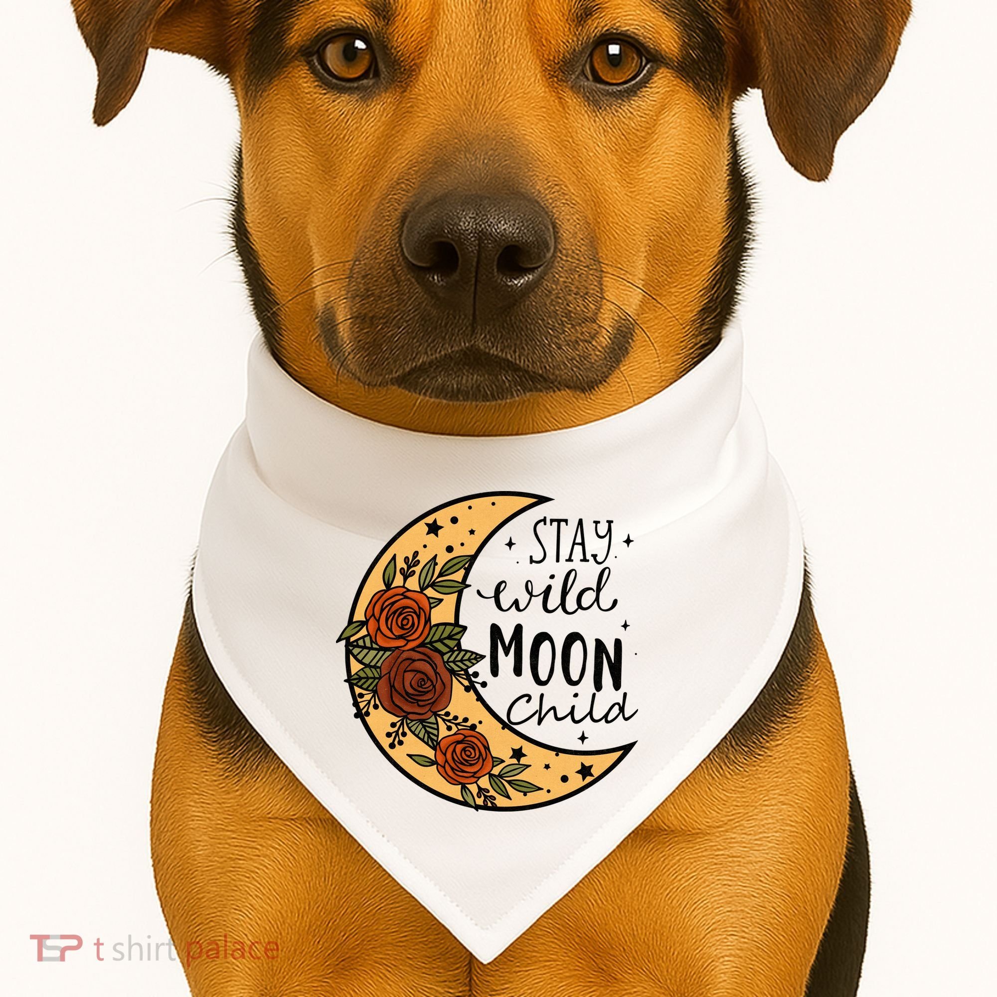 Stay Wild Moon Child USA-Made Doggie Bandana