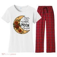 Stay Wild Moon Child Women's Flannel Pajama Set thumb 0