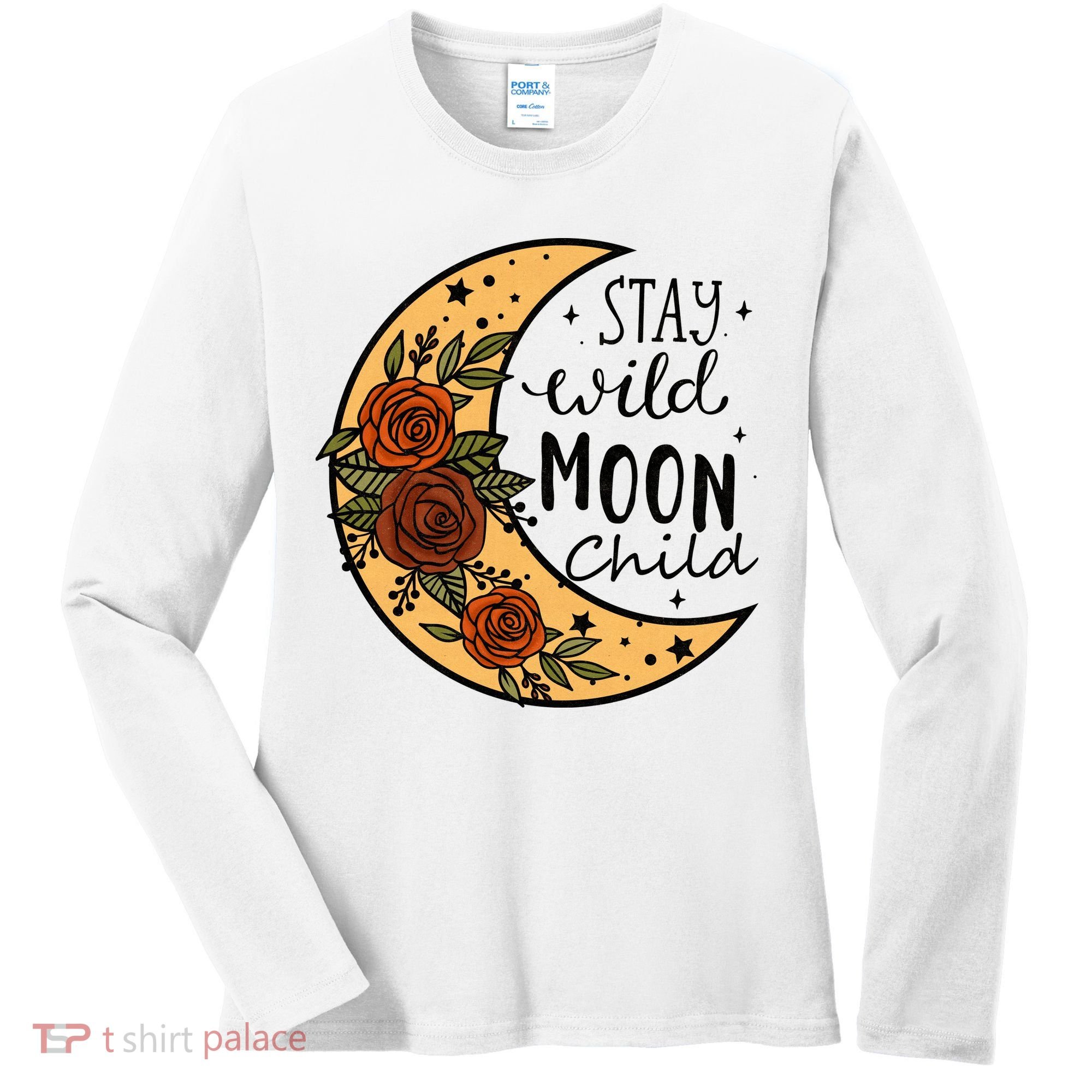 Stay Wild Moon Child Women's Long Sleeve Shirt