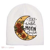 Stay Wild Moon Child Short Acrylic Beanie thumb 0