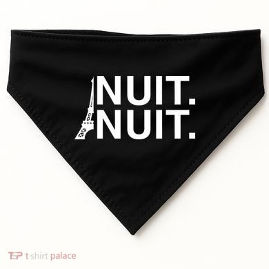 StephS Waering Nuit Nuit Paris USA-Made Doggie Bandana