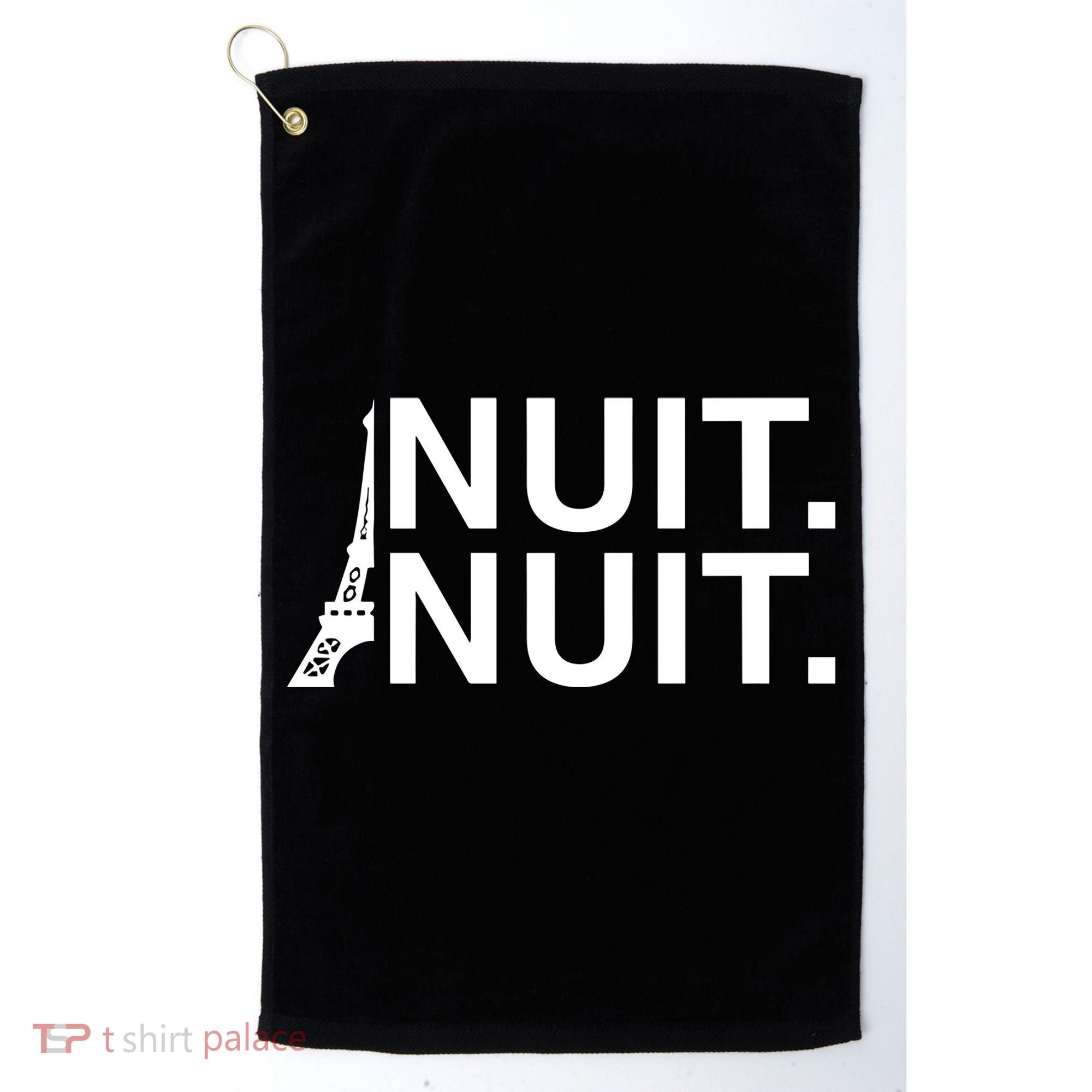 StephS Waering Nuit Nuit Paris Golf Towel