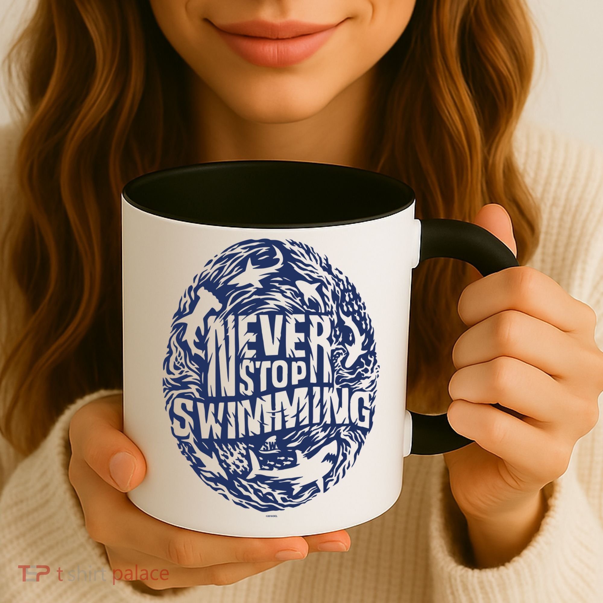 Shark Week: Never Stop Swimming Gift Coffee Mug