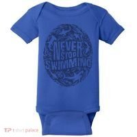 Shark Week: Never Stop Swimming Gift Baby Bodysuit thumb 0