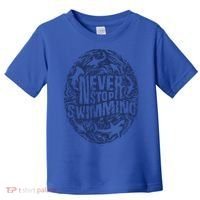 Shark Week: Never Stop Swimming Gift Toddler T-Shirt thumb 0