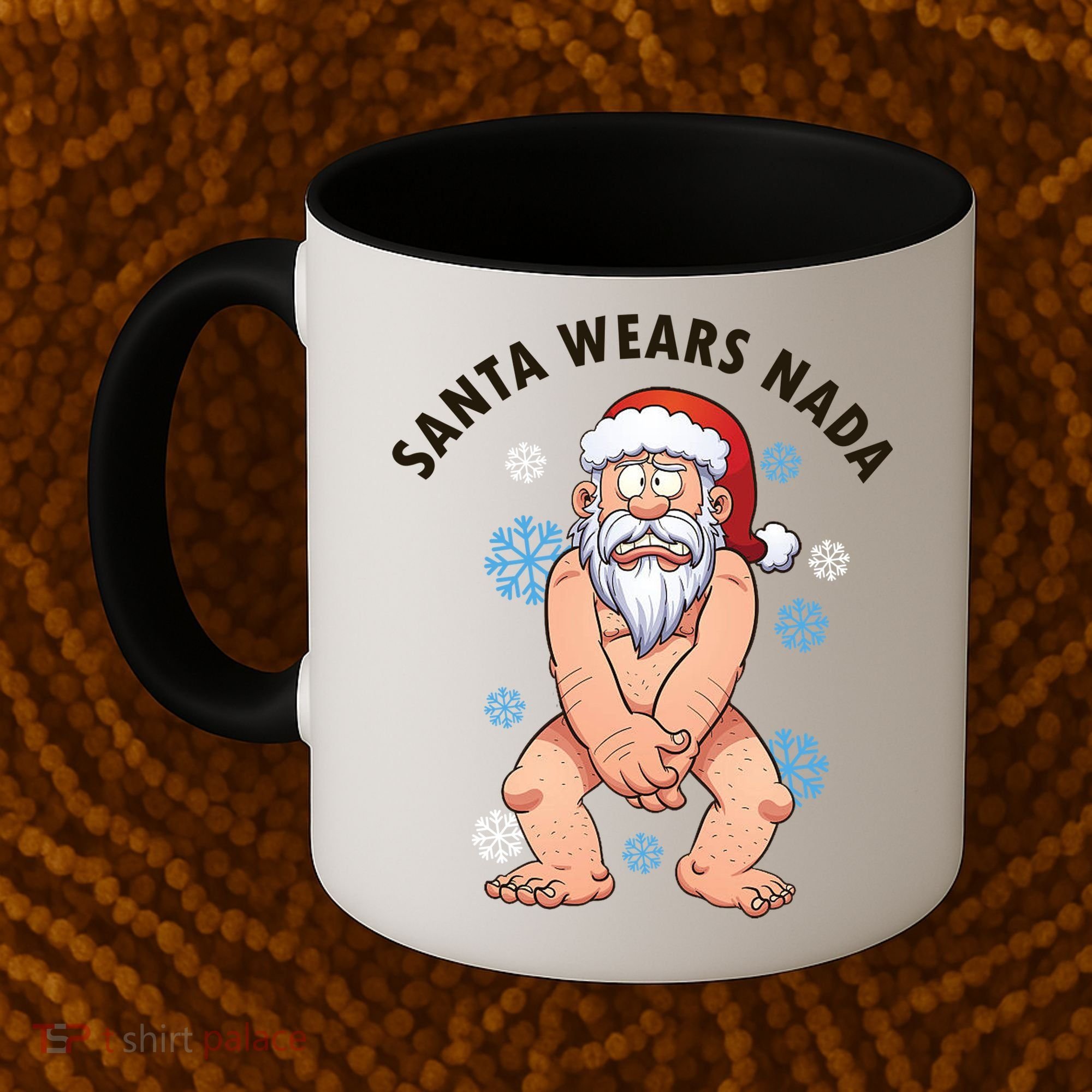 Santa Wears Nada Funny Christmas Coffee Mug