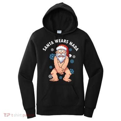Santa Wears Nada Funny Christmas Women's Hoodie