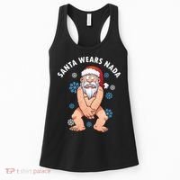 Santa Wears Nada Funny Christmas Women's Tank Top thumb 0