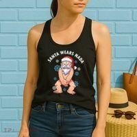 Santa Wears Nada Funny Christmas Women's Tank Top thumb 2